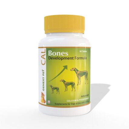 GenextPet CAL - Advanced Calcium & Phosphorus Supplement for Dogs and Cats