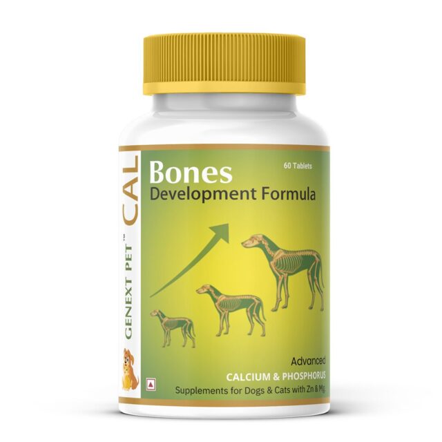 GenextPet CAL - Advanced Calcium & Phosphorus Supplement for Dogs and Cats